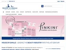 Tablet Screenshot of houseofcamille.com